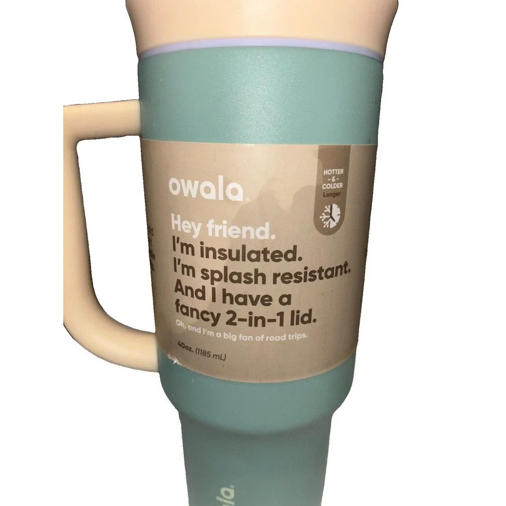 New Owala 40 oz Straw Tumbler Misty Meadows Target Exclusive SEE DESCRIPTION
